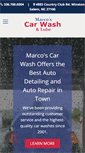 Mobile Screenshot of marcoscarwash.com